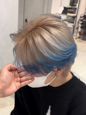 エンドカラー　デザインカラー　ハイトーン　表参道/原宿