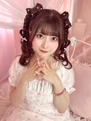 小鳥遊るいちゃん立体リボンハートハーフツイン＊まゆ