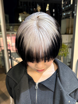 ルーツカラー　デザインカラー　ハイトーン　表参道/原宿