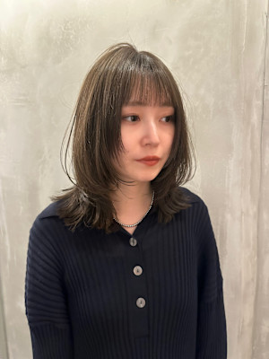 池袋 イルミナカラー 透明感 レイヤー ソフトウルフ♪