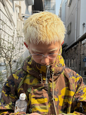 スパイキーショート/抜きっぱなし/ブロンド