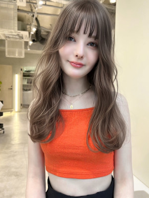 色落ちまでかわいいベージュカラー♪