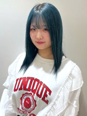 ブルーカラー ブリーチ ダメージレス ミディアムレイヤー