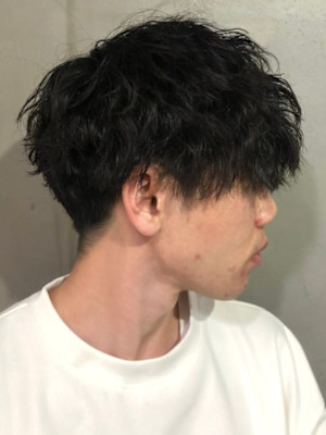 ソフトツイストスパイラルパーマ マッシュ 20代【札幌】