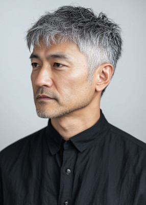 ベリーショート【男性40代50代髪型】