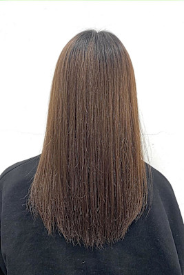 イメチェンワイドバング美髪似合わせカットレイヤーカットロング