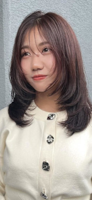 レッドブラウン/グレージュ/ブリーチ無しカラー