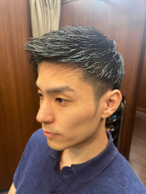 ツーブロックショート