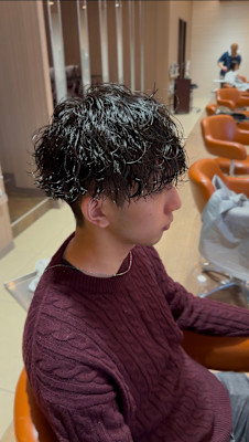 メンズ必見波巻きパーマ！？