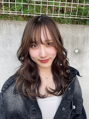 髪質改善/縮毛矯正/酸性ストレート/韓国/透明感カラー/前髪