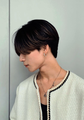 ナチュラルシースルーマッシュ