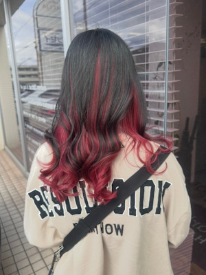 インナーカラーでアクセントを！！