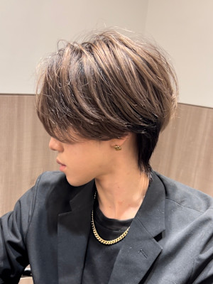 【爽太指名限定スタイル】ハイトーン/毛流れセンターパート