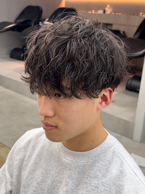 【爽太指名限定】刈り上げマッシュ/無造作パーマ