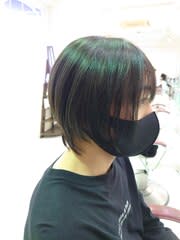 メンズショートボブ