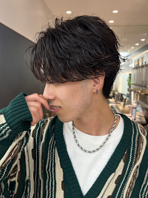 【爽太指名限定】センターパート/毛流れフェザーパーマ