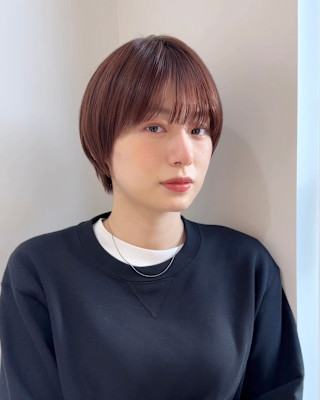 イメチェン外ハネボブ美髪ワイドバングレイヤーショート/原宿
