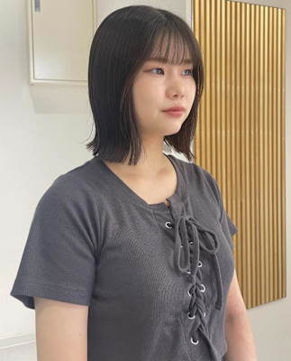 【sakura】切りっぱなしhair/ヘイリーボブ