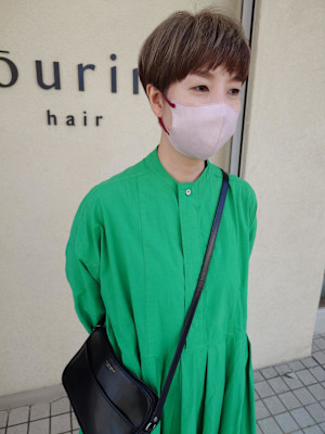 春のマッシュショート