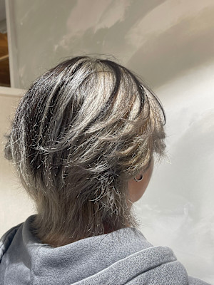 シルバー系アンブレラカラー