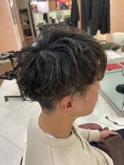 スパイラルパーマ×ハイライト