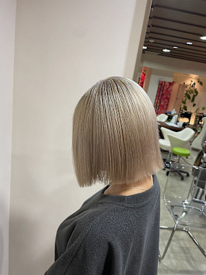 【W_SALON 河原町】ブロンド/ボブ/切りっぱボブ