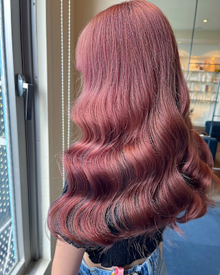 【W_SALON 河原町】チェリーピンク/艶髪/髪質改善