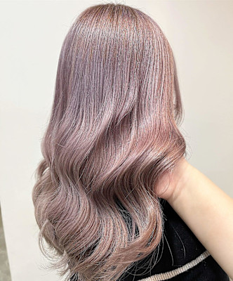 【W_SALON 河原町】ピンクベージュ/大人可愛い