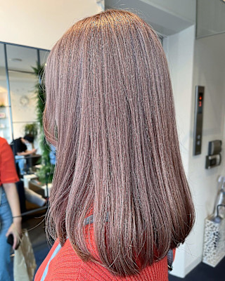 【W_SALON 河原町】ピンクラベージュ/顔周り