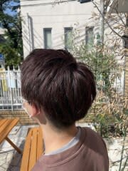 メンズカット×バイオレットカラー