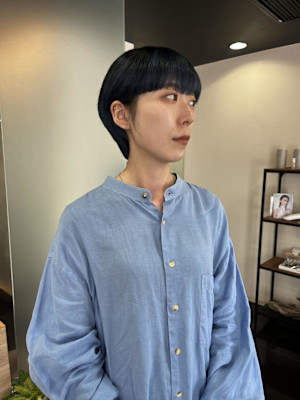 【ハクラ】アンブレラカラー マッシュショート