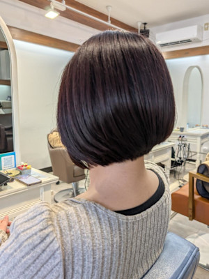 大人可愛い/ワインレッドカラー♪