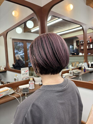 ショート×デザインカラー