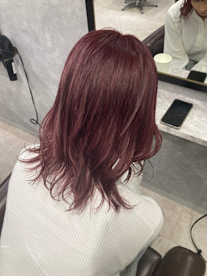 艶ピンクカラー