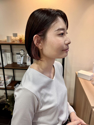 【老沼】イメチェン/ホワイトブロンド/外ハネボブ/美髪