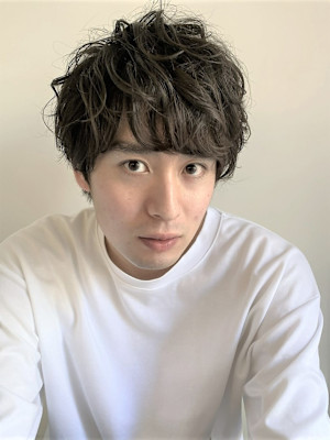 【メンズヘア】ルーズマッシュ【Infinity新富町】