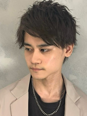 【メンズヘア】爽やか外ハネショート【Infinity新富町】