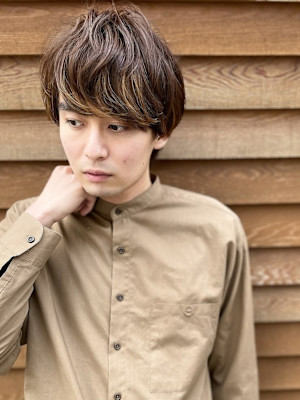 【メンズランキング圧倒的人気ヘア】マッシュ系【新富町】