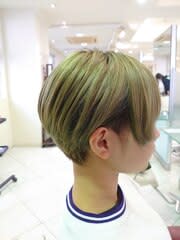 ツーブロックハンサムショート