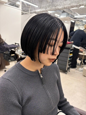 ニュアンスショート／姫カットステップカット