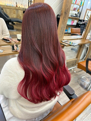 グラデーションピンク