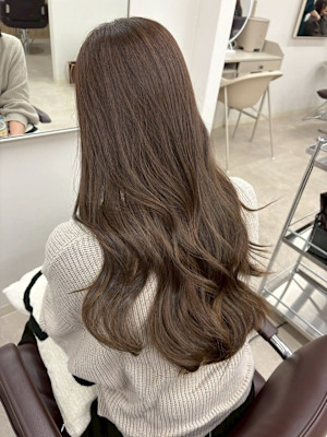 黒髪/ネビージュ/髪質改善パーマ/髪質改善トリートメント