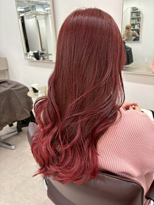 ハイトーン/高彩度カラー/髪質改善トリートメント