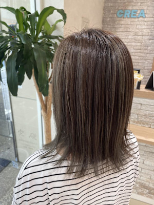 ハイライト寒色カラー