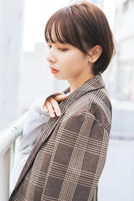 【S.BROOM天王寺店】丸みショートボブ