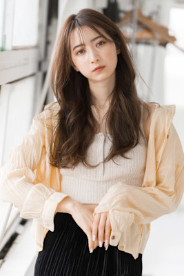 【S.BROOM天王寺店】シースルーバングレイヤースタイル