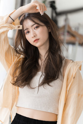 【S.BROOM天王寺店】シースルーバングレイヤースタイル