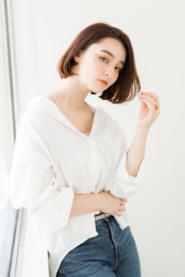 【S.BROOM天王寺店】ナチュラルボブ×ラフスタイル