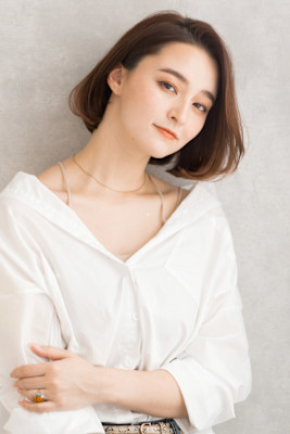 【S.BROOM天王寺店】ナチュラルボブ×ラフスタイル