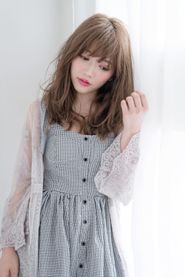 【S.BROOM天王寺店】ナチュラルセミディースタイル